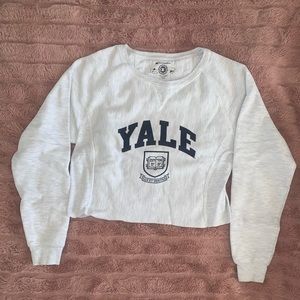 Cropped Yale Sweater